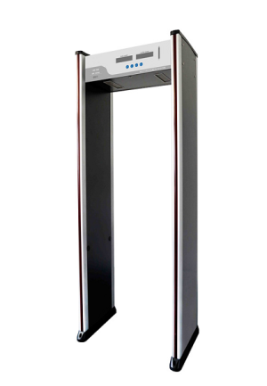 Multi zon promenad genom dörr ram Archway metalldetektorer med LCD display